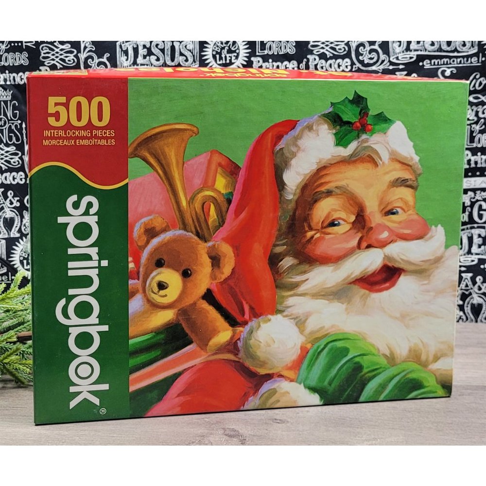 Springbok Christmas Pere Noel Santa 500 Piece Puzzle NEW